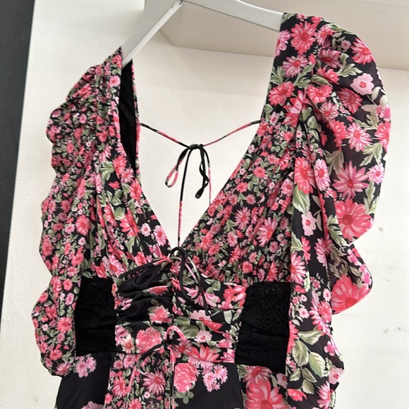 NEW For Love and Lemons Rosalyn Mini Dress - Picture 5 of 9